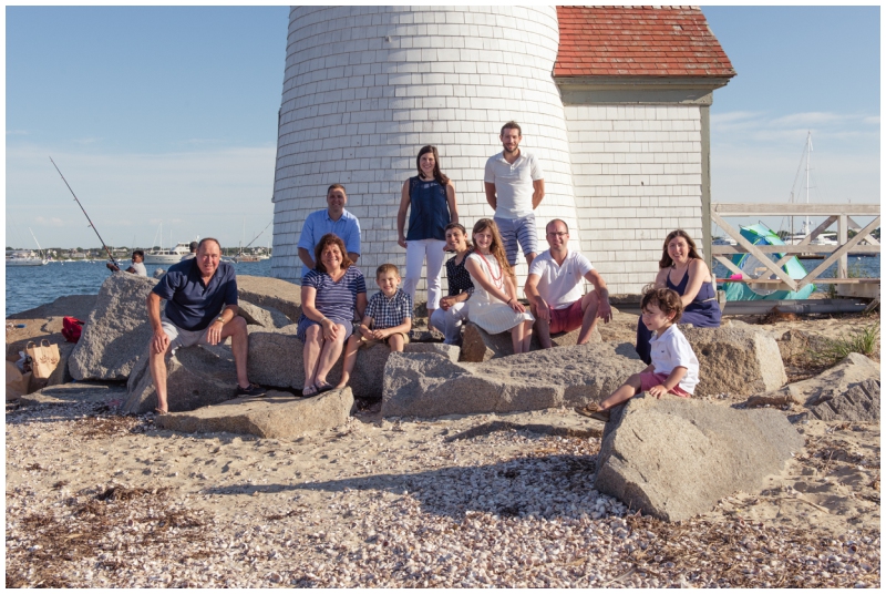 Family Portraits at Brant Point | Nantucket Family Photographer