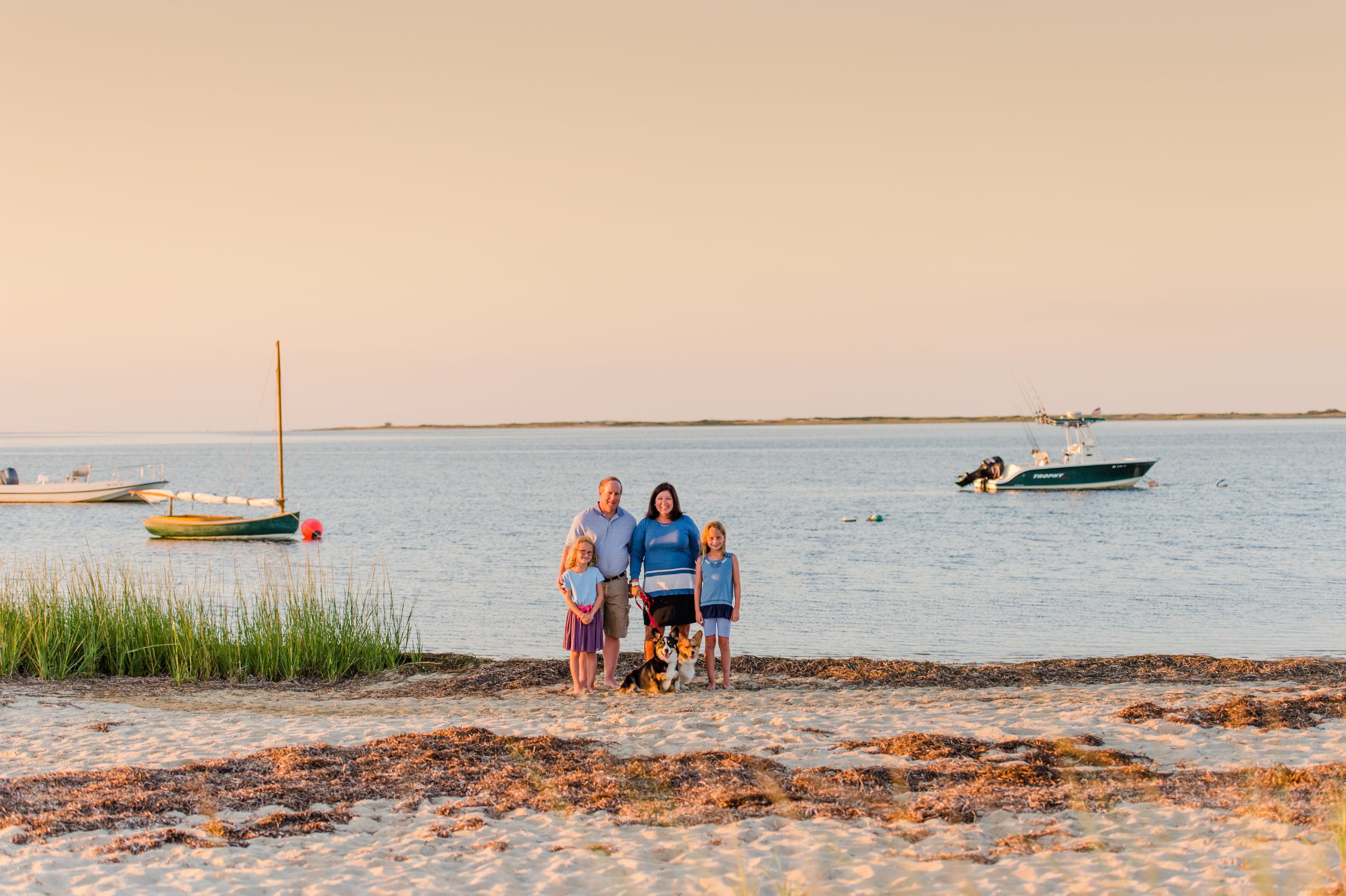 Madaket beach portraits on Nantucket | McKenna Family