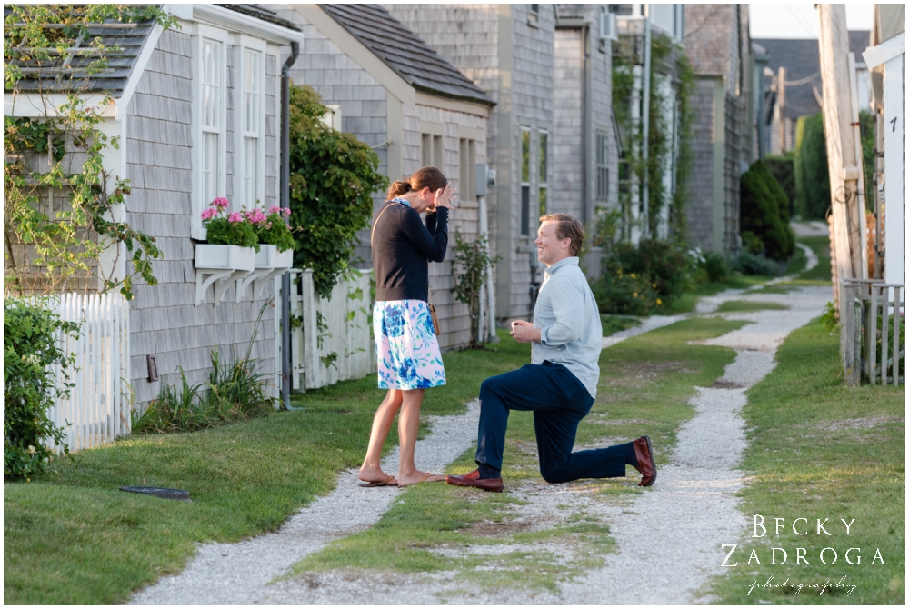 Nantucket wedding proposal Becky Zadroga Photography 5