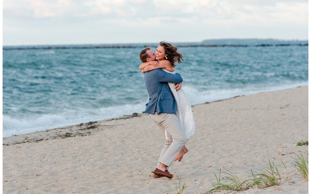 Nantucket Wedding Proposal at Steps beach