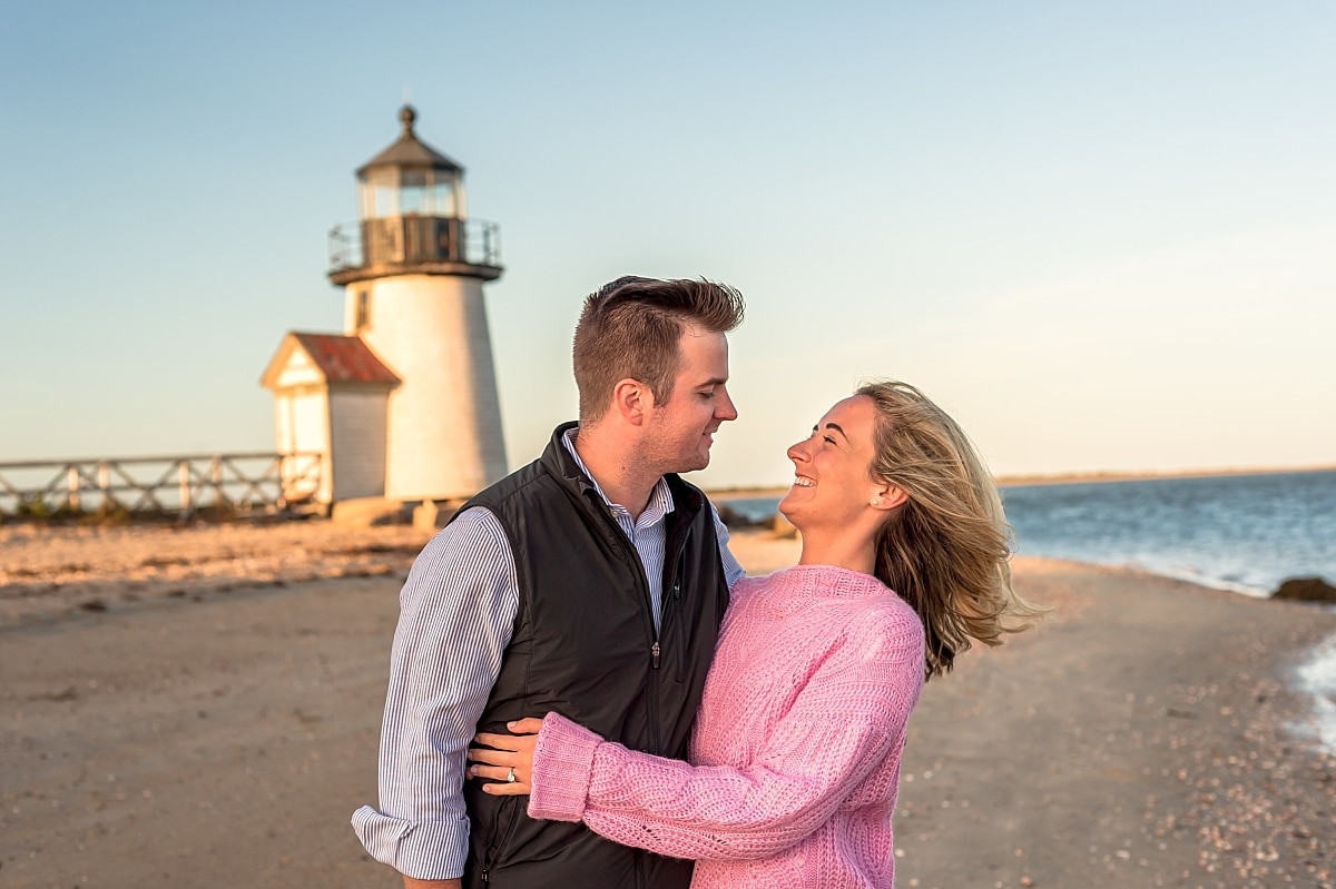 brant point lighthouse surprise proposal 14